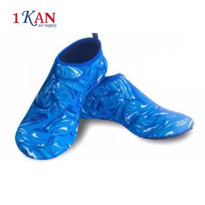 China Moisture Absorption Antibacterial Water Resistant Waterproof Socks For Water Park With TPR Bottom for sale