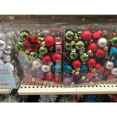 China Christmas Tree Decoration Real Picture Tree Hanging Diy Classic Christmas Ornaments Big Christmas Balls for sale