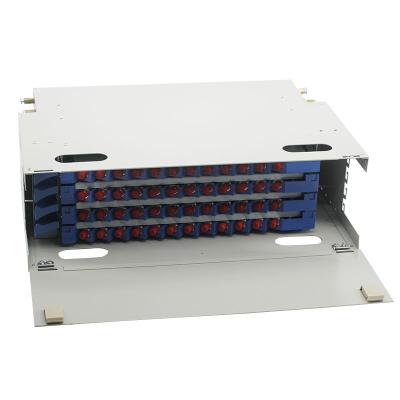 China High Quality FTTH Optical Distribution Frame Patch Panel FTTH ODF Module 48 Core for sale