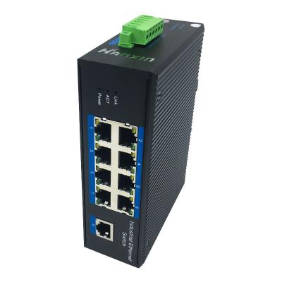 Κίνα SNMP Alliuminun Network Fast Outdoor Industrial Ethernet Switch 100M Switch 9 Port προς πώληση