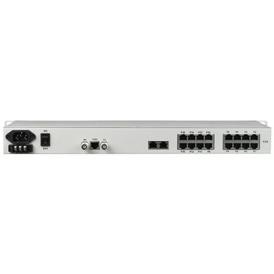 Китай E1 Telecommunication Access 16 Channel Voice Outputs 4 Channel Data 10/100M Ethernet PCM Multiplexer 4 продается