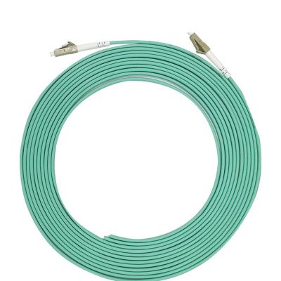 China FTTX Systems Dual Core OM3 LC SC FC APC Fiber Optic Cable Pigtail Multimode Laser Diode for sale