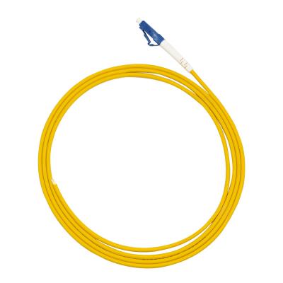 China FTTX Network 1.5 Meters LC PC Single Mode Pigtail Fiber Optic PVC LSZH Pigtail Connector for sale