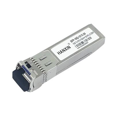 China FTTX Network Brands 20km Compatible Single Mode Fiber 10g SFP Transceiver zu verkaufen