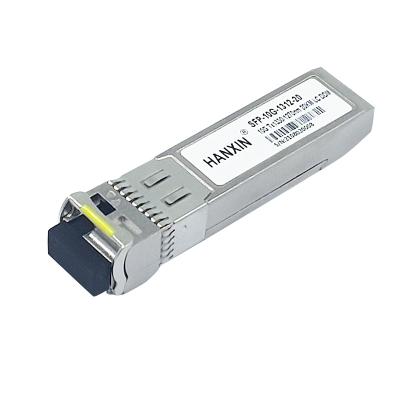 China FTTX Network 10G SFP Singlemode Single-Fiber Optical Transceiver SFP-10G-1312-20 Module for sale