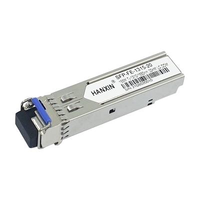 China FTTX 100M Network SFP-FE-1315-20 20KM 1270/1330 SFP Optical Transceiver Module zu verkaufen