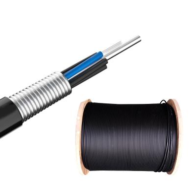 중국 GYTA53 communication 4 core fiber optic cable long/outdoor Direct buried armored price per meter steel wire 판매용