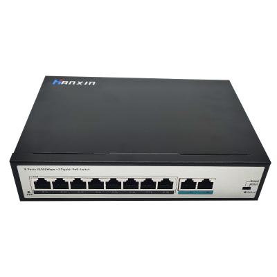 China FTTX Network HX308EP-F 8 Ports POE SWITCH 10/100M Single Mode Fiber Ethernet Dual Fiber Optic POE SWITCH zu verkaufen