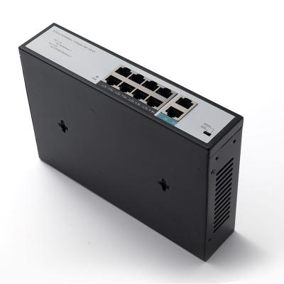 중국 FTTX Network PoE Port Ethernet Switch 8ch 10/100 Base-T Gigabit Switch AC Power Supply PoE Switch Rack Mount 판매용