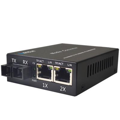 China Hs1302-Ssc-120 Switch Media Converter Media Tplink Media FTTX Network SC Connector Type Converter en venta