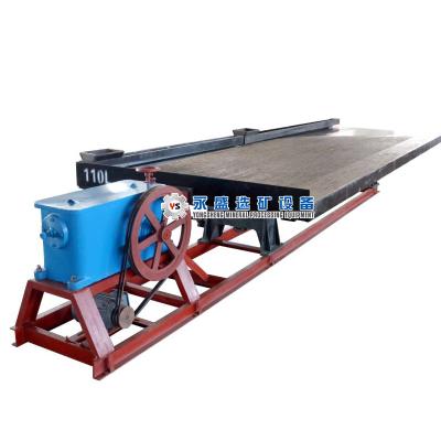 China E-Waste Gold Vibration Table 1-2TPH Gold Mining Recovery Shaking Table Equipment in Tanzania Tabletop Gold Separator Concentrator Equipment for sale