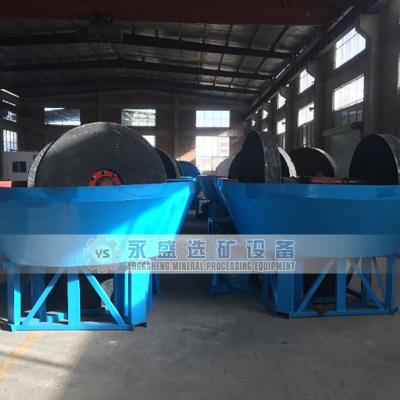 China 1200A Gold Edge Runner Mill, Edge Runner Grinding Mill, Wet Grinder for Gold Mine for sale