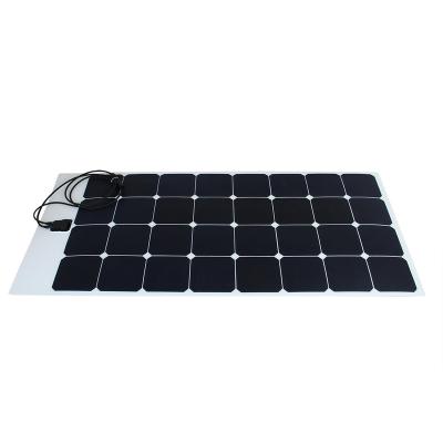 China OEM 100w 18V 5.5AETFE flexible portable waterproof solar flexographic plate, monocrystalline silicon wafer for sale