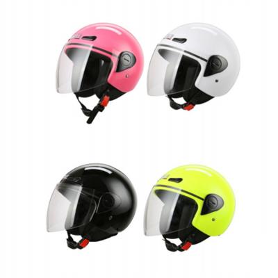 China 2022 New ABS China Motorcycle Helmet Open Face Helmet With Sun Visor for sale