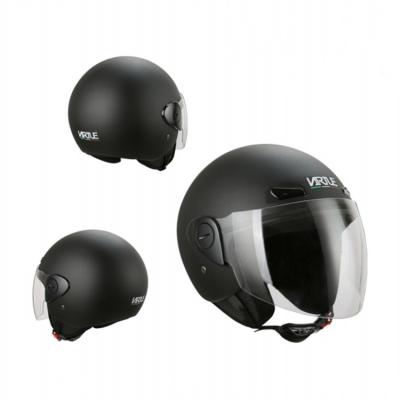 China 2022 New China Motorcyclist ABS Double Half Helmet Open Face Motor Sunshade Half Lens for sale