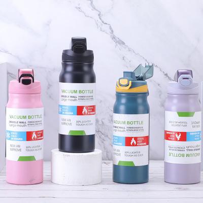 China Sustainable Ready to Ship Wholesale Leak Proof Vacuum Insulated Thermal Flask Stainless Steel Water Bottle Thermos for sale