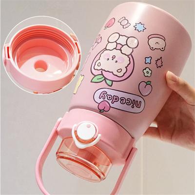 China Sustainable 900ml 304 Stainless Steel Water Bottles  Vacuum Insulated Thermos Flasks for Girls and Babies for sale