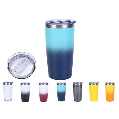 China Sustainable Wholesale 20oz Double Wall Vacuum Hot and Cold Insulated Travel Coffee Mugs Stainless Steel Tumblers for sale