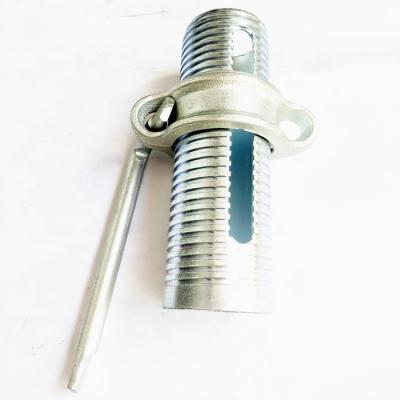 China Scaffolding Parts Xinyuan Factory Weldable Sleeve Screw For Steel Prop Support Shoring Prop Sleeve for sale