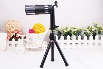 China Metal Telescope Smartphone Mount for Iphone 5 / 5C, 12X Zoom Lens for sale