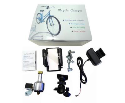 China Ladegerät-Radfahrenfahrrad-Dynamo-Generator mit Halter für Telefone/GPS/Licht/MP3-Player zu verkaufen