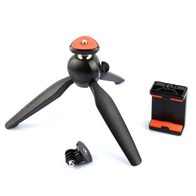 China Black Smartphone Photography Accessories  Universal Lightweight Plastic Tripod for sale