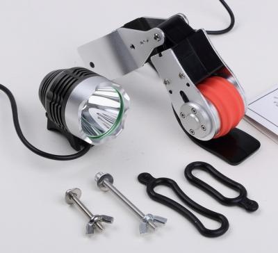 China Front Dynamo Bicycle Light 8W ,  Generator USB Cable Length 80cm for sale