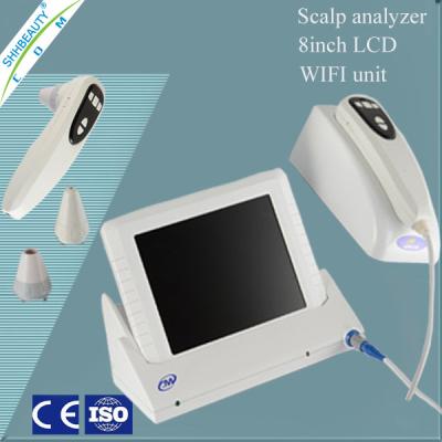 China Analisador de composição do corpo do escalpe da estação de embarcadouro de WIFI com o painel LCD de 8 polegadas à venda