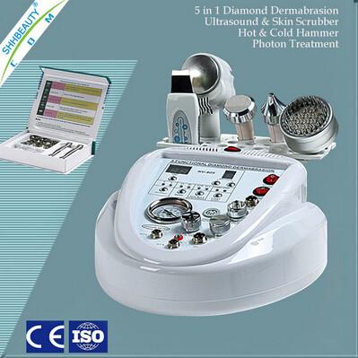 China Professional 5 in 1 Diamond Microdermabrasion machine for face scrubber for sale