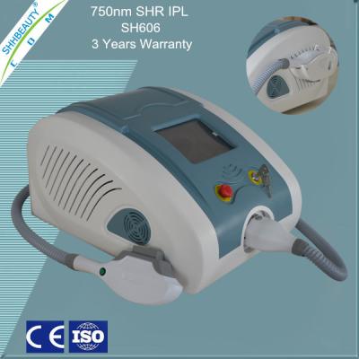 China 750nm SHR IPL Beauty Machine For Skin Rejuvenation / Acne Removal / Wrinkle Removal for sale