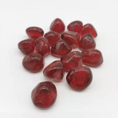 China CUSTOM Soild Toy Color High Quality Crystal Diamond Glass Beads Red for sale