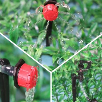 China Easy Installment Plastic Drip Irrigation Emitters Irrigation Micro Adjustable Watering Flow Device en venta