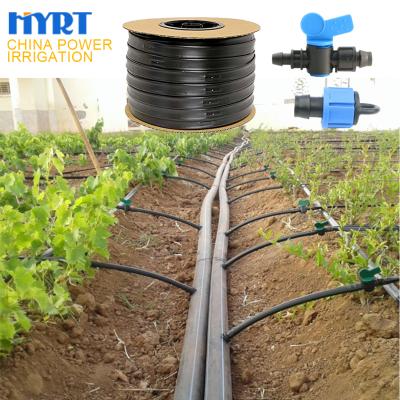 China 2021Drip Strip Adjustable With Flat Emitter Irrigation Hose For Irrigation System for sale