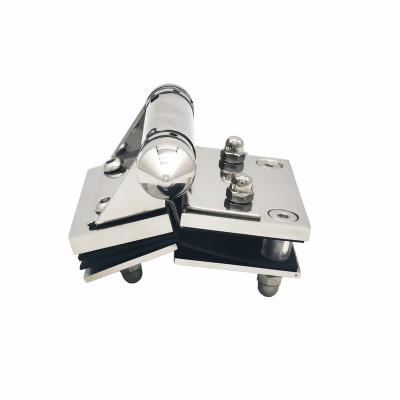 China Modern Glass Pool Barrier Door Hinges SS 316 to 180 Glass Spring Integrated Hinge for sale