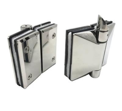 China Modern Glass Door Fitting Soft Close Hydraulic Hinge For Glass Enclosure Door for sale