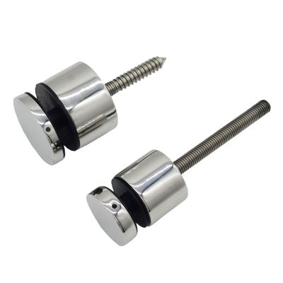 China Modern 316 Stainless Steel Fastener Glass Standoff Pin For Glass Fencing Balcony for sale