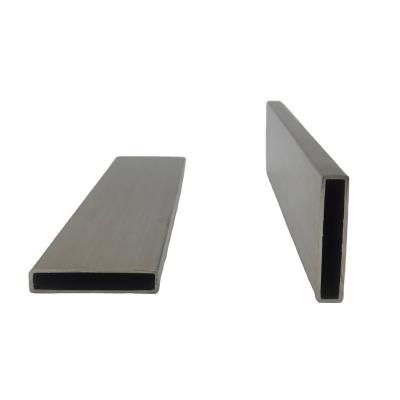 China Corrosion Resistance Balustrade 50X10mm System Stainless Steel Slot Rail Tube Glass Balustrade for sale