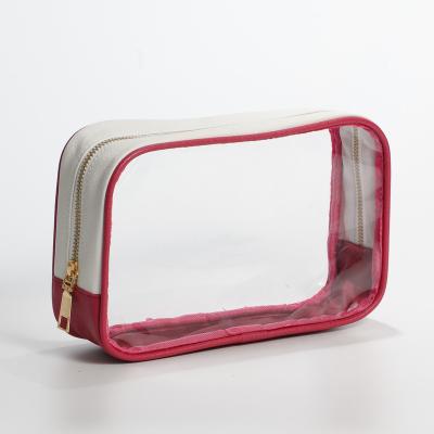 China Fashion New Transparent Makeup Bags Cosmetic Luxury Cosmetic Bag PVC Clear Cosmetic Bag for sale