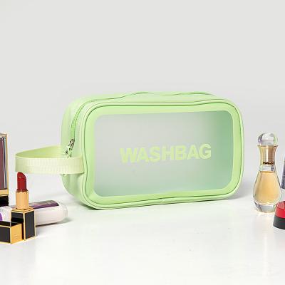 China Hot Selling Travel Cosmetic Large Capacity Storage Bag Colorful Wash Bag Waterproof Wash Make Up Pouch Cosmetic Bag for sale