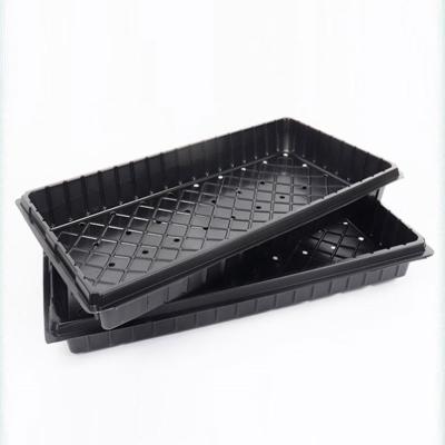 China Eco-Friendly Heavy Duty 1020 1.8mm Thickness Extra Strength Plastic Plant Trays Indoors Seed Starting Propagation Tray for Sprouting for sale