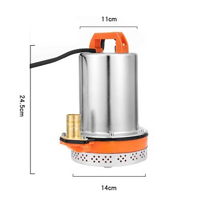 China Other Normas Manufacturers 180W 12V Mini Stainless Steel Electric Impeller 1Inch DC Submersible Water Pump for sale