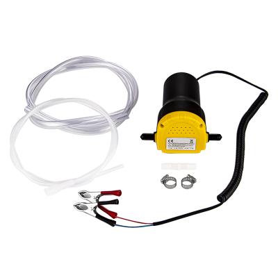 China oil extractor 12v DIY CAR SERVICE 12Volt oil&fluid pump engine oil exchange diesel injection pump price factory 2pipes 2clamps for sale