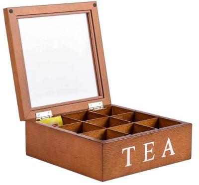 China Gift & Bamboo Craft Tea Bag Chests For Tea Collections for sale