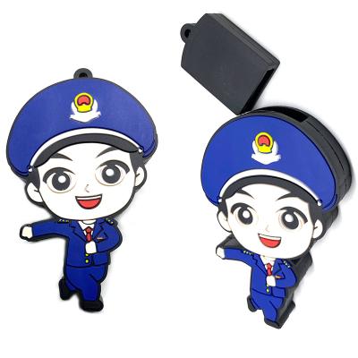 China Promotion machine to make pvc usb pen drive cover custom shape key chain cover for sale