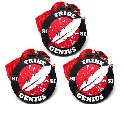 China Europe Customized Kids Gift Cheap Plastic 3D Medals Rubber Soft Medal PVC for sale