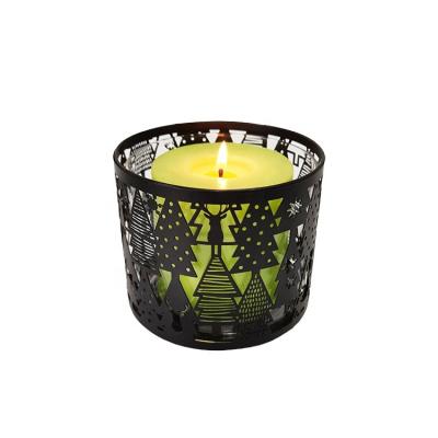 China Aromatherapy luxury metal votive candle holder for home decorations for sale