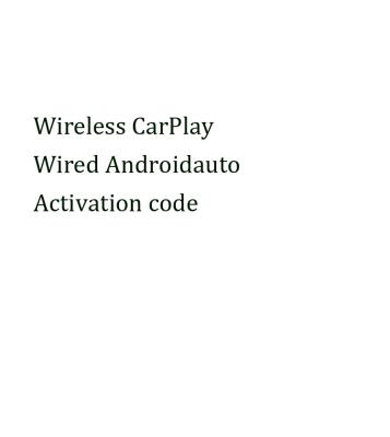 China wireless android carplay wireless auto activate code instead of carplay dongle carplay dongle for sale