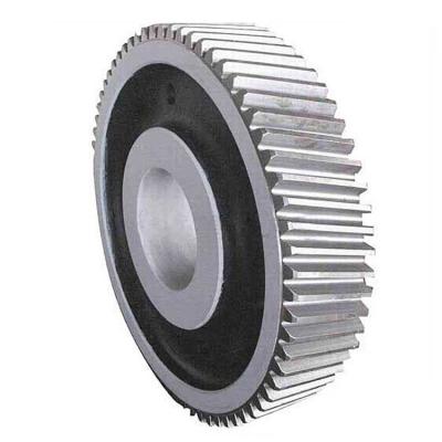 China Steel Turn Change 5 Spoke Fixed Concrete Mixer Gears Wheel 200mm Hub Motor Wheel for sale