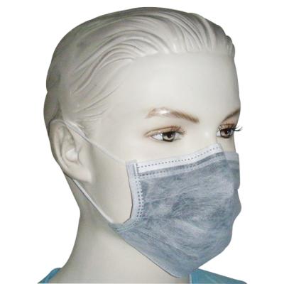 China Factory Direct Sale 3ply Earloop Melt-Blown Gray Disposable Medical Protective Non-Woven 3-Ply Earloop Face Mask Face Mask for sale