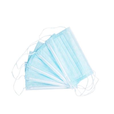 China 10/50pcs 3 Ply Earloop Face Mask Disposable Face Masks Three Layers Nonwoven With Breathable Dust Melt-Blown Protective Adult Face Masks In Stock for sale